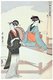 Japan: <i>Joshoku kaiko tewaza-kusa</i> ('Women engaged in the sericulture industry'), Print No. 11, 'Spinning the silk'. Kitagawa Utamaro (1753-1806), c. 1799